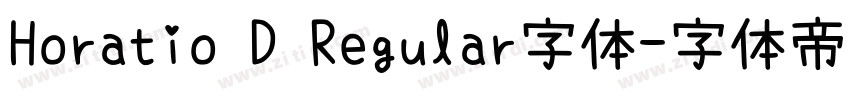Horatio D Regular字体字体转换